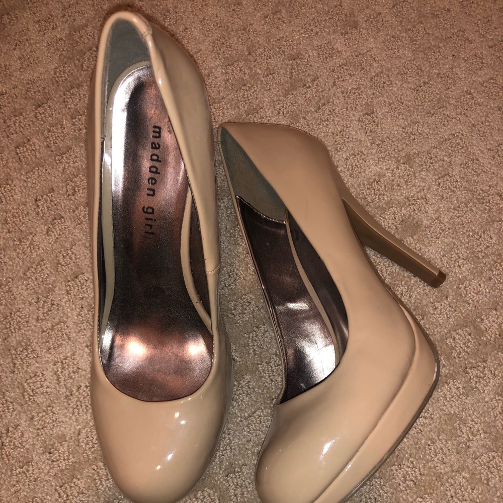 Madden girl heels - nude